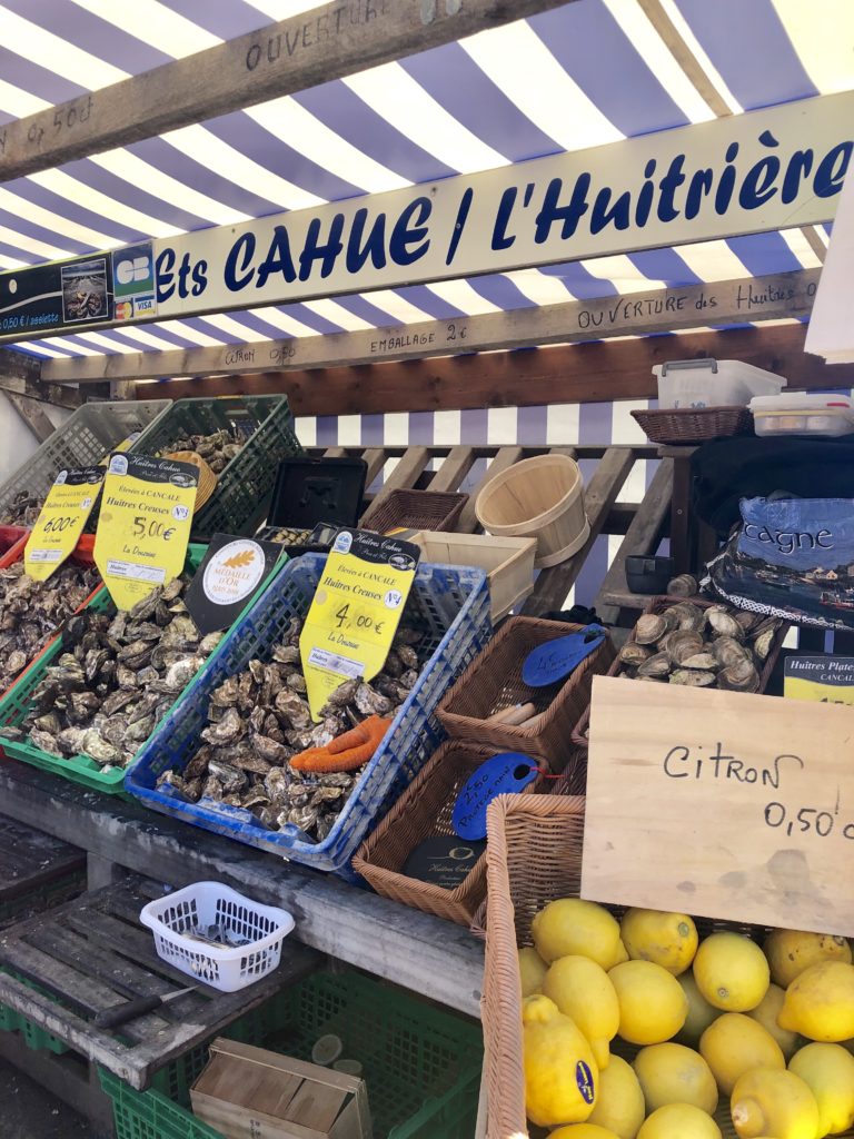 Oysters in Cancale, France
